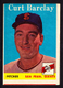 1958 TOPPS #21 CURT BARCLAY GIANTS