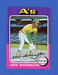 1975 Topps HERB WASHINGTON Baseball Card #407 ~ VG-EX ~ A's Pinch Runner ~