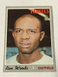 RON WOODS 1970 TOPPS BASEBALL CARD #253