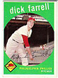 1959 TOPPS #175 DICK FARRELL Philadelphia Phillies Baseball Card