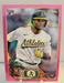 2023 Topps Chrome Esteury Ruiz Rookie Pink Refractor SP #99 Oakland Athletics