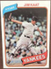 1980 Topps Baseball #250, Jim Kaat