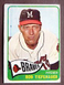 Bob Tiefenauer #23 Topps 1965 Baseball Card (Milwaukee Braves) *A