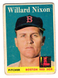 WILLARD NIXON 1958 TOPPS BASEBALL CARD #395