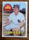 1969 Topps Jake Gibbs New York Yankees #401 VGEX