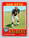 1971 Topps Gus Otto Oakland Raiders #258 Good (creases)