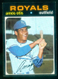 1971 TOPPS #610 AMOS OTIS EXMT