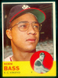 1963 TOPPS #461 NORM BASS EXMT