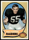 1970 Topps #6 Dan Conners RC Oakland Raiders EX-EXMINT SET BREAK!