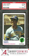 1973 TOPPS #152 DAVE MAY BREWERS PSA 9 SET BREAK