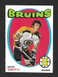 1971-72 OPC O-Pee-Chee Hockey NHL #174 Rick SMITH Boston Bruins. NR-MT.