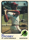 ED CROSBY-SS-ST. LOUIS CARDINALS-1973 TOPPS #599-GREAT SHAPE-HIGH NUMBER