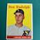 1958 Topps - #347 Don Rudolph (RC)