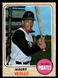 Maury Wills Pittsburgh Pirates 1968 Topps #175