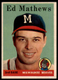 1958 Topps Ed Mathews #440 Vg-VgEx