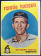 1959 Topps #444 Ronnie RON HANSEN ROOKIE Baltimore Orioles  baseball card EX+