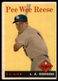 1958 Topps Pee Wee Reese #375 Vg