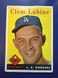 1958 TOPPS #305 CLEM LABINE LOS ANGELES DODGERS PITCHER  *FREE SHIPPING*