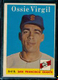 1958 Topps #107 Ossie Virgil LOW TO MID GRADE