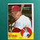 1963 Topps - #71 Bobby Wine (RC)