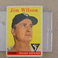 1958 Topps Baseball Card #163 Jim Wilson