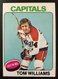 1975-76 Topps Hockey #79 Tom Williams - Washington Capitals