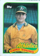 1989 Topps #641 Curt Young - Oakland Athletics 