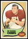 1970 Topps #77 Ed Budde Kansas City Chiefs EX-EXMINT SET BREAK!