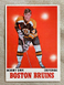 Bobby Orr #3 / 1970-71 / Topps Hockey / EX-NM / Boston Bruins / Card