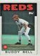 1986 Topps Baseball Card #285  Buddy Bell . Cincinnati Reds. 