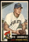 1953 Topps #222 Vic Janowicz RC Pittsburgh Pirates VG-VGEX wrinkle SET BREAK!