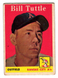 1958 Topps #23 Bill Tuttle, Kansas City Athletics.