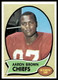 1970 Topps #202 Aaron Brown RC Kansas City Chiefs EX-EXMINT NO RESERVE!