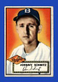 1952 Topps Set-Break #136 Johnny Schmitz VG-VGEX *GMCARDS*