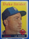 1958 Topps - #88 *Duke Snider* - Los Angeles Dodgers 