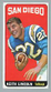 1965 Topps #165 Keith Lincoln SP VG/EX