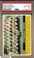 1956 Topps #121 Pittsburgh Pirates Team Gray Back PSA 8 NM-MT