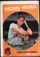 1959 Topps #115 MICKEY VERNON  Cleveland Indians  MLB Baseball CardVG/EX