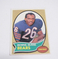 PRE-OWNED 1970 TOPPS FOOTBALL TRADING CARD - BENNIE MCRAE (#134) - EXCEL. COND.