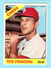 1966 TOPPS BASEBALL #163 TITO FRANCONA ST. LOUIS CARDINALS NM