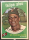 1959 TOPPS  FELIPE ALOU ROOKIE  #102  VGEX/EX  corner mark GIANTS