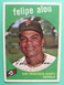 1959 Topps Baseball #102 Felipe Alou RC Rookie EX