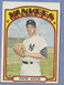 1972  TOPPS   JACK AKER    high #769    EXMT/NRMT    YANKEES