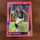 Nico Collins 2021 Donruss Optic Pink Holo Prizm Rated Rookie #230 RC Texans