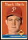 1958 Topps Mack Burk #278 Ex-ExMint