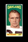 1965 TOPPS FOOTBALL #144 BOB MISCHAK OAKLAND RAIDERS EXCELLENT SHARP CARD!