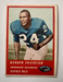 Booker Edgerson 1963 Fleer Vintage Low Grade Football Card #30 Combine Shipping