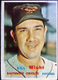 1957 Topps #340 BILL WIGHT Baltimore Orioles MLB baseball card EX