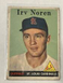 Irv Noren 1958 Topps #114 St. Louis Cardinals Very Good