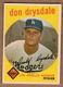 1959 TOPPS #387 DON DRYSDALE